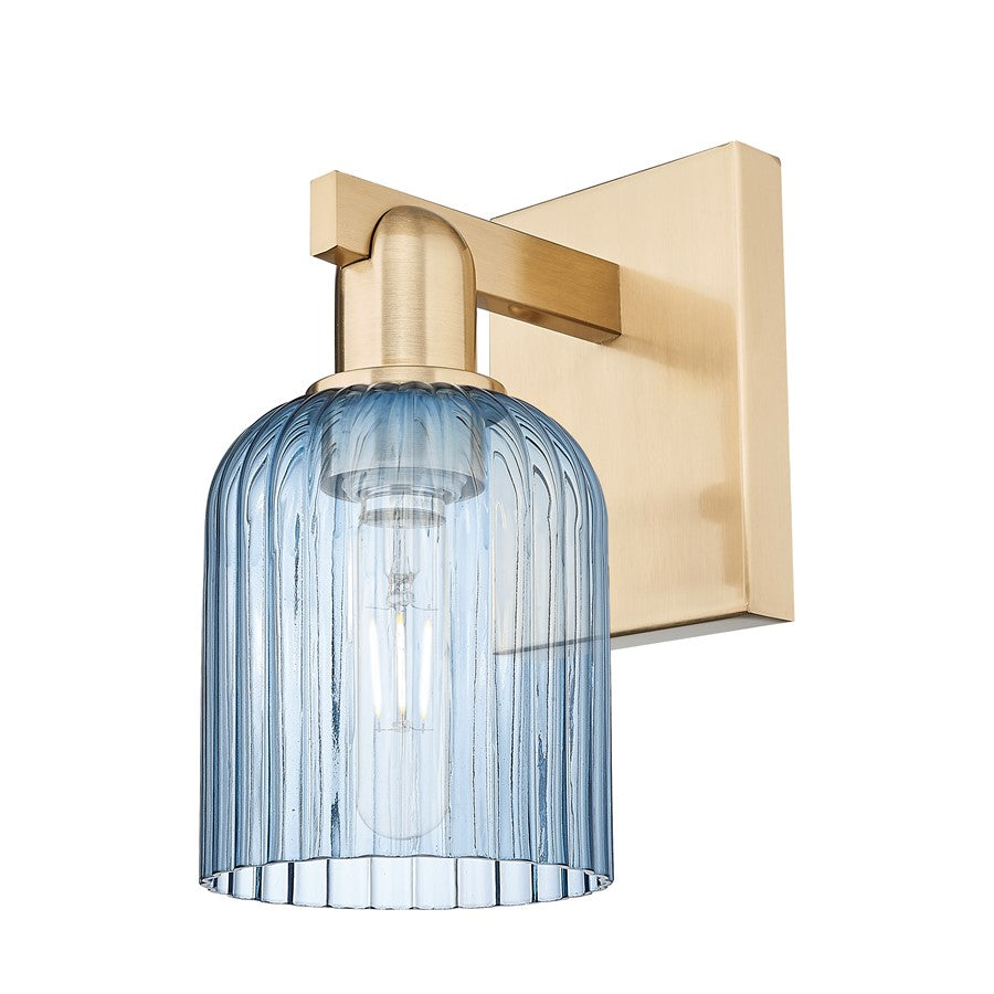Innovations Bridal Veil 1Lt 5" Sconce, CBZ/Blue - 716-1W-CB-G559-5BL