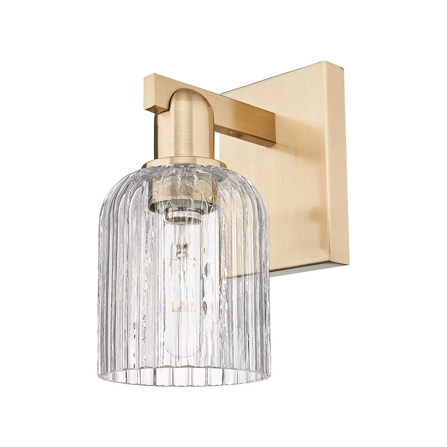 Innovations Bridal Veil 1Lt 5" Sconce, CBZ/Clear - 716-1W-CB-G559-5CL
