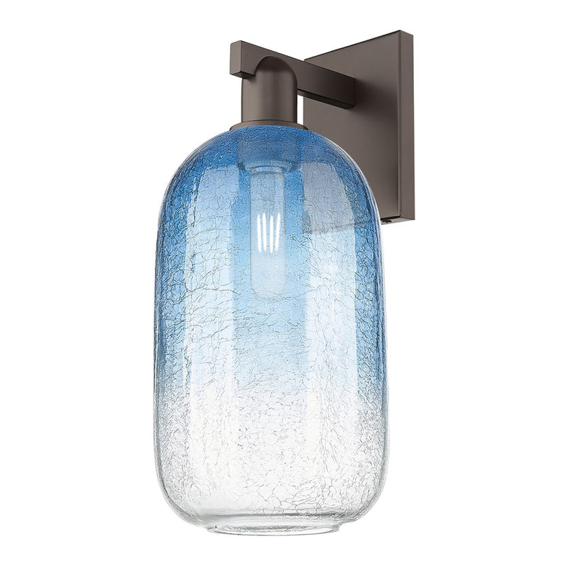 Innovations Preston 1Lt 7" Jar Sconce, Oiled Bronze/Clear