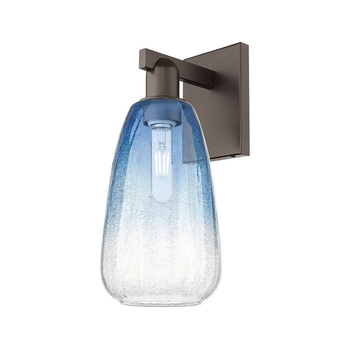 Innovations Brookhaven Almond 1Lt 6" Sconce, OB/SB - 716-1W-OB-G480-6SB