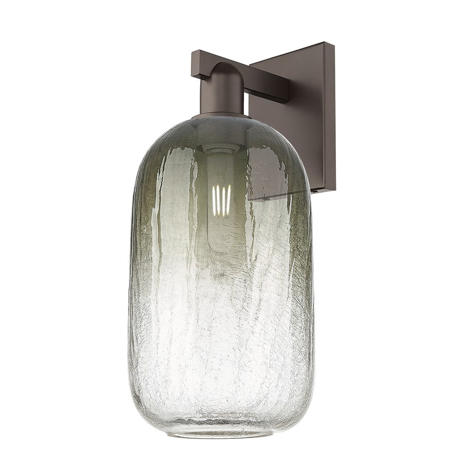 Innovations Brookhaven Cloche 1Lt 7" Sconce, OB/Slate - 716-1W-OB-G482-7SL