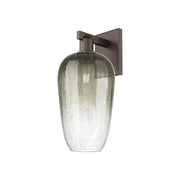 Innovations Brookhaven Flute 1Lt 7" Sconce, OB/Slate - 716-1W-OB-G484-7SL
