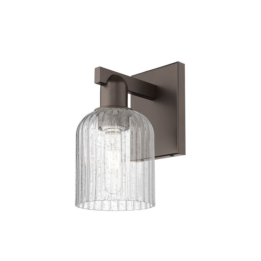 Innovations Bridal Veil 1Lt 5" Sconce, Oiled Bronze/Seed - 716-1W-OB-G559-5SDY