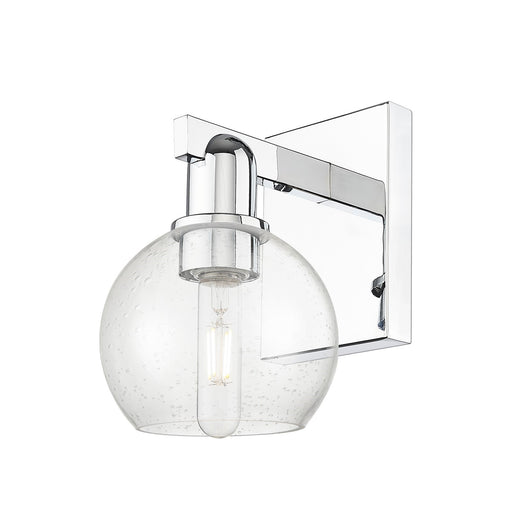 Innovations Athens 6in 1-Light Wall Sconce | Industrial Polished Chrome Steel and Seedy Glass | Entryway & Hallway Accent | 5.88 | Model 716-1W-PC-G124-6