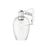 Innovations Preston 1Lt 6" Flute Wall Sconce, Chrome/Clear - 716-1W-PC-G457-6CL