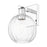 Innovations Preston 1Lt 7" Globe Wall Sconce, Chrome/Clear