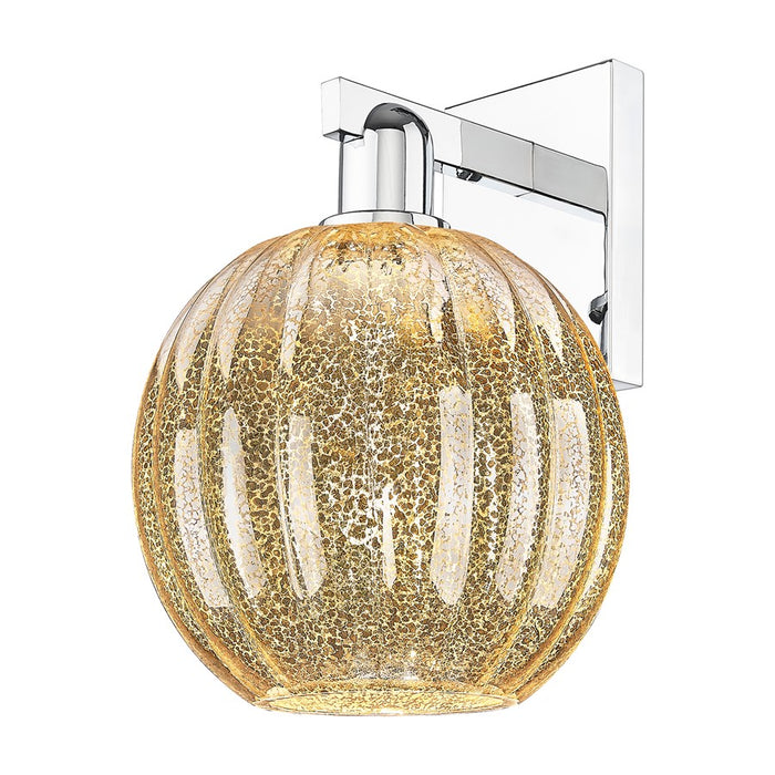 Innovations Preston 1Lt 7" Globe Sconce, Chrome/Mercury