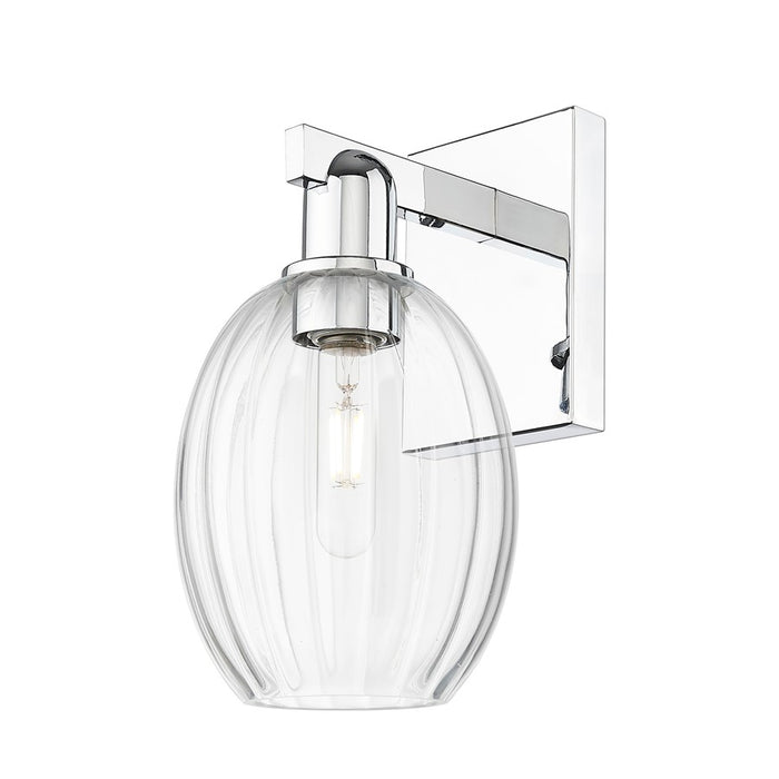 Innovations Preston 1Lt 6" Bell Wall Sconce, Chrome/Clear - 716-1W-PC-G459-6CL