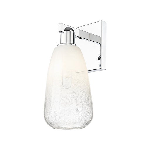 Innovations Brookhaven Almond 1Lt 6" Sconce, Chrome/Opal