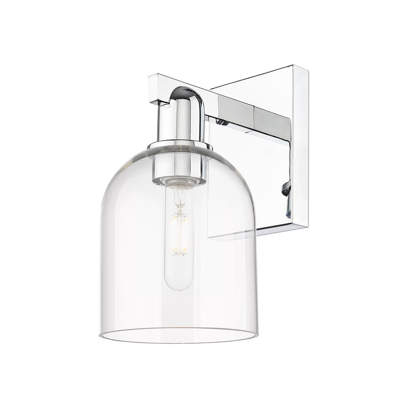 Innovations Bella 6in 1-Light Wall Sconce | Industrial Modern Polished Chrome and Clear Glass | Entryway & Hallway Accent | 5.5 | Model 716-1W-PC-G558-6CL