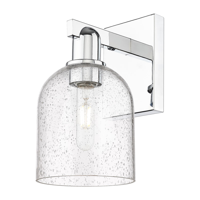 Innovations Bella 1-Light 6in Wall Sconce | Industrial Polished Chrome and Seedy Glass | Bathroom & Hallway Accent | 5.5 x | Model 716-1W-PC-G558-6SDY