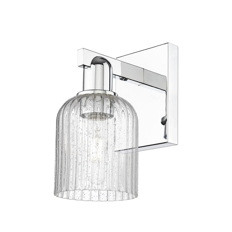 Innovations Bridal Veil 1Lt 5" Wall Sconce, Chrome/Seedy - 716-1W-PC-G559-5SDY