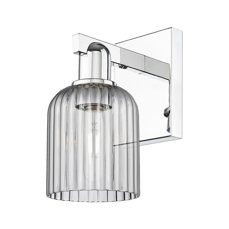 Innovations Bridal Veil 1Lt 5" Wall Sconce, Chrome/Smoke - 716-1W-PC-G559-5SM