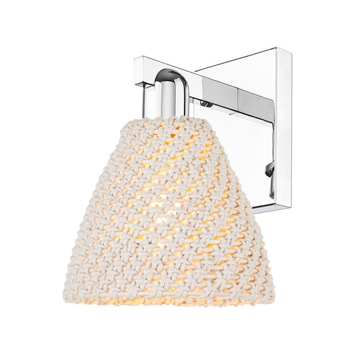 Innovations Natural Ballston Dome 1Lt 7" Sconce, CH/NF - 716-1W-PC-NBD-75-NAT