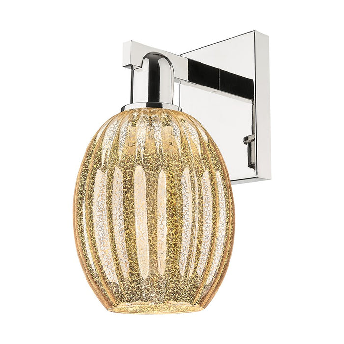 Innovations Preston 1Lt 6" Bell Sconce, Polished Nickel/Mercury