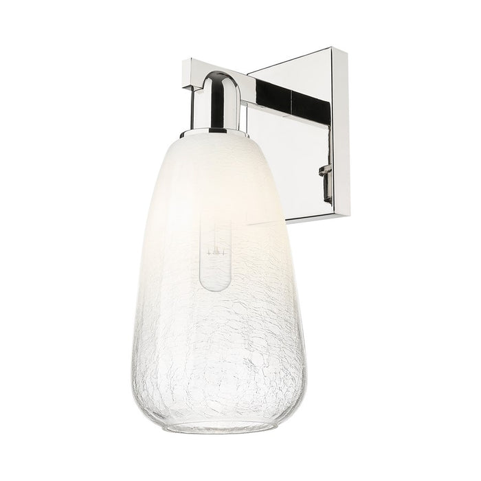 Innovations Brookhaven Almond 1Lt 6" Sconce, PN/Opal - 716-1W-PN-G480-6OP