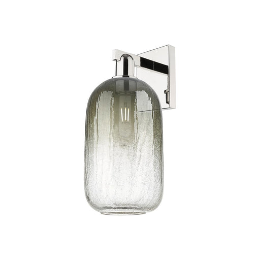 Innovations Brookhaven Cloche 1Lt 7" Sconce, Polished Nickel/Slate