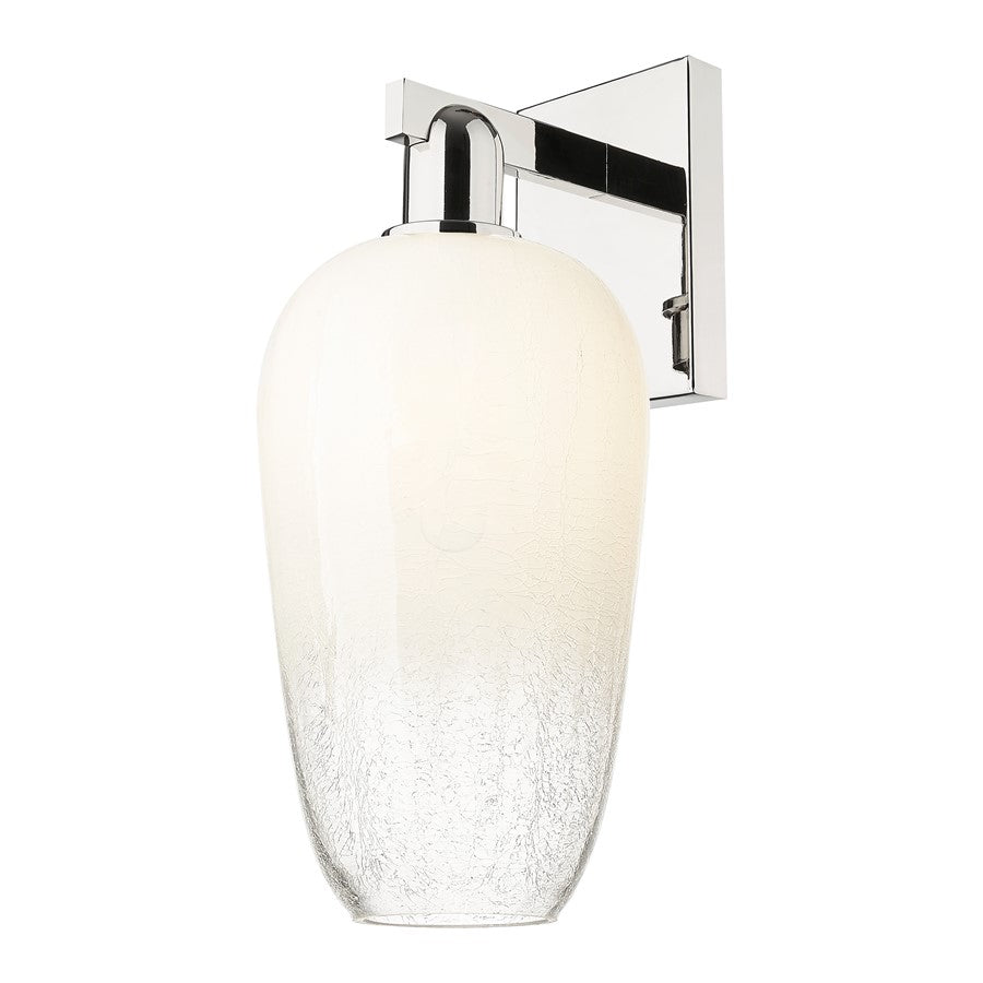 Innovations Brookhaven Flute 1Lt 7" Sconce, PN/Opal - 716-1W-PN-G484-7OP