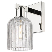 Innovations Bridal Veil 5" Wall Sconce, PN/Clear - 716-1W-PN-G559-5CL