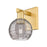 Innovations Athens Deco Swirl 1Lt 6" Sconce, Gold/SDS