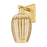 Innovations Preston 1Lt 6" Flute Wall Sconce, Gold/Mercury - 716-1W-SG-G457-6ME