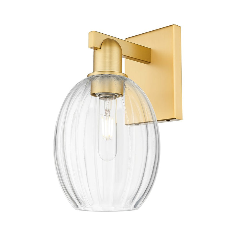 Innovations Preston 1Lt 6" Bell Sconce, Gold/Clear