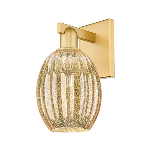 Innovations Preston 1Lt 6" Bell Wall Sconce, Gold/Mercury