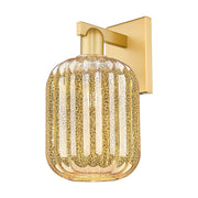 Innovations Preston 1Lt 7" Jar Wall Sconce, Gold/Mercury - 716-1W-SG-G460-7ME