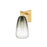 Innovations Brookhaven Almond 1Lt 6" Sconce, Gold/Slate - 716-1W-SG-G480-6SL
