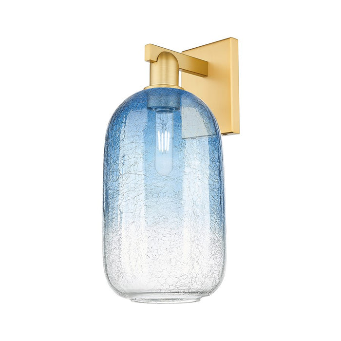 Innovations Brookhaven Cloche 1Lt 7" Sconce, Gold/SB - 716-1W-SG-G482-7SB