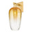Innovations Brookhaven Flute 1Lt 7" Wall Sconce, Gold/Amber - 716-1W-SG-G484-7AM