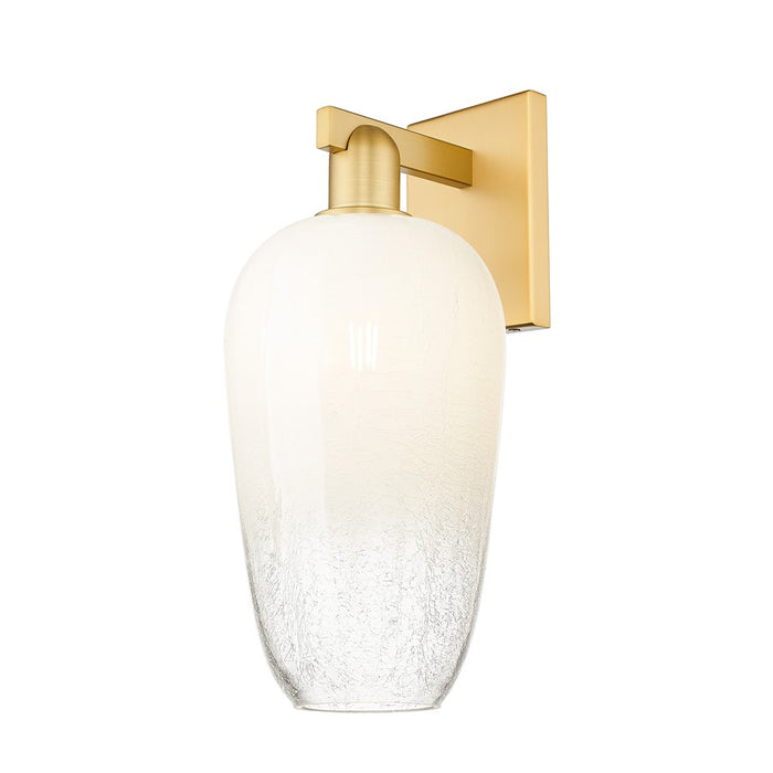 Innovations Brookhaven Flute 1Lt 7" Wall Sconce, Gold/Opal - 716-1W-SG-G484-7OP