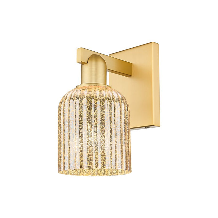 Innovations Bridal Veil 1Lt 5" Wall Sconce, Gold/Mercury - 716-1W-SG-G559-5ME
