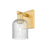 Innovations Bridal Veil 1Lt 5" Wall Sconce, Gold/Seedy - 716-1W-SG-G559-5SDY