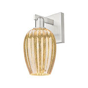 Innovations Preston 1Lt 6" Flute Sconce, SN/Mercury - 716-1W-SN-G457-6ME