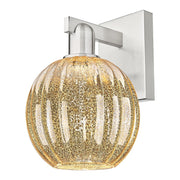 Innovations Preston 1Lt 7" Globe Sconce, SN/Mercury - 716-1W-SN-G458-7ME