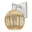 Innovations Preston 1Lt 7" Globe Sconce, SN/Mercury - 716-1W-SN-G458-7ME