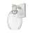 Innovations Preston 1Lt 6" Bell Sconce, Satin Nickel/Clear