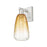 Innovations Brookhaven Almond 1Lt 6" Sconce, SN/Amber - 716-1W-SN-G480-6AM