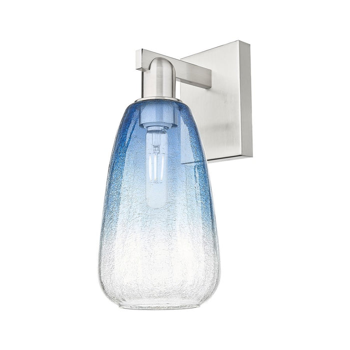 Innovations Brookhaven Almond 1Lt 6" Sconce, SN/SB - 716-1W-SN-G480-6SB