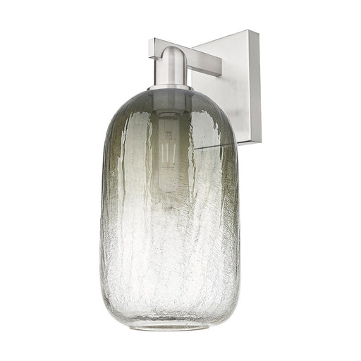 Innovations Brookhaven Cloche 1Lt 7" Sconce, SN/Slate - 716-1W-SN-G482-7SL