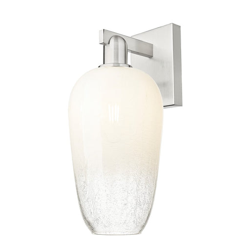 Innovations Brookhaven Flute 1Lt 7" Sconce, SN/Opal - 716-1W-SN-G484-7OP