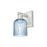 Innovations Bridal Veil 1Lt 5" Sconce, Satin Nickel/Blue