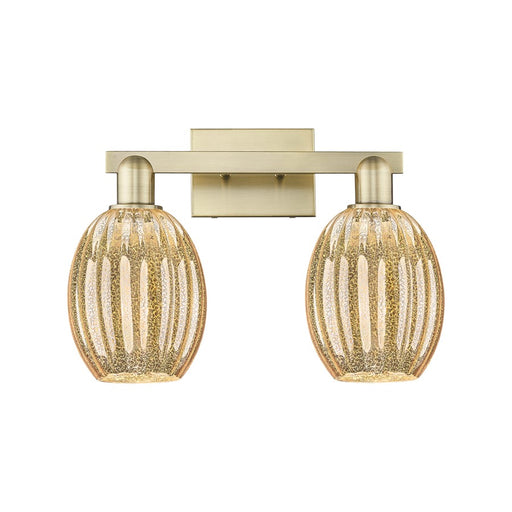 Innovations Preston 2Lt 16" Bell Bath, AB/Mercury - 716-2W-AB-G459-6ME