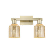 Innovations Bridal Veil 2Lt 16" Bath, Antique Brass/Mercury - 716-2W-AB-G559-5ME