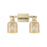 Innovations Bridal Veil 2Lt 16" Bath, Antique Brass/Mercury