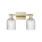 Innovations Bridal Veil 2Lt 16" Bath, Antique Brass/Seed - 716-2W-AB-G559-5SDY