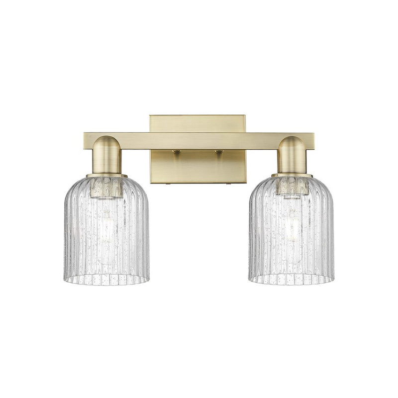 Innovations Bridal Veil 2Lt 16" Bath, Antique Brass/Seed