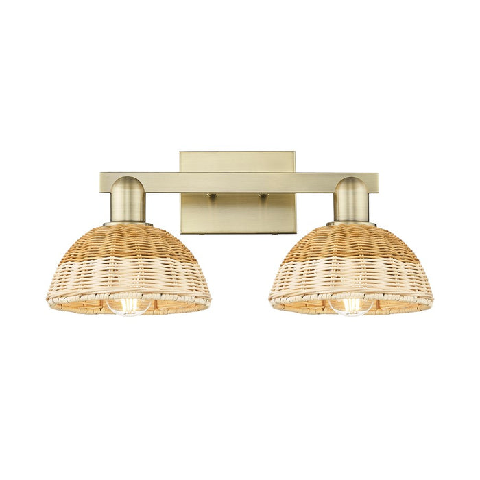 Innovations Natural Ballston Dome 2Lt 16" Bath/AB/NF - 716-2W-AB-NBD2-75-NAT