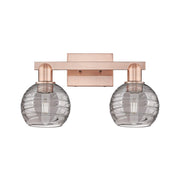 Innovations Athens Deco Swirl 2Lt 16" Bath, Copper/SDS - 716-2W-AC-G1213-6SM